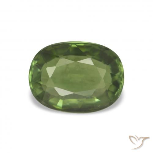 Tourmaline Forêt verte naturelle Coupe coussin, 1.44 ct, VVS-VS