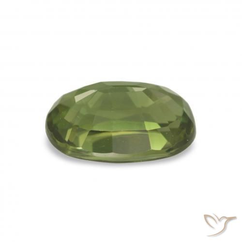 Tourmaline Forêt verte naturelle Coupe coussin, 1.44 ct, VVS-VS