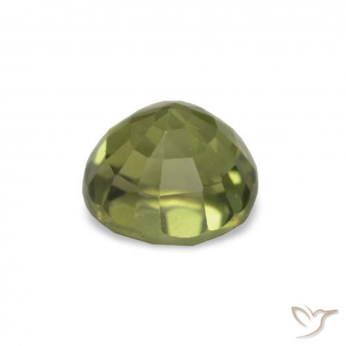 Tourmaline Forêt verte naturelle Coupe roude, 1.55 ct, VVS-VS