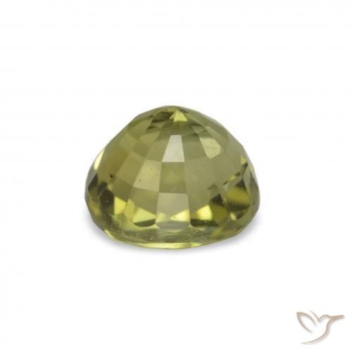 Tourmaline Vert forêt chaud naturelle Coupe ovale, 1.47 ct, VVS-VS