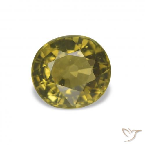 1.53ct Brun doré profond Tourmaline, ovale, VVS-VS