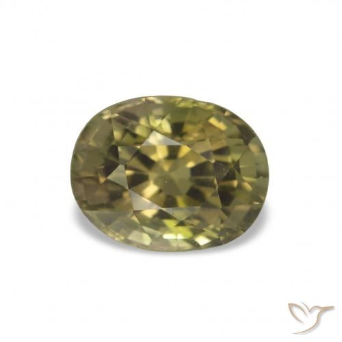 1.74ct Vert clair Tourmaline, ovale, VS