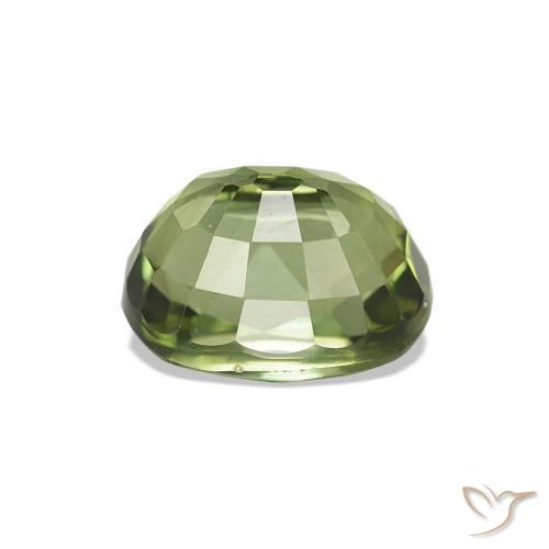 Tourmaline Forêt verte naturelle Coupe ovale, 1.67 ct, VVS