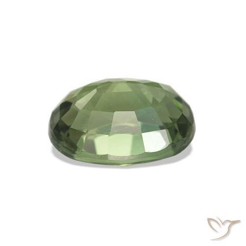 Tourmaline Forêt verte naturelle Coupe ovale, 1.46 ct, VVS