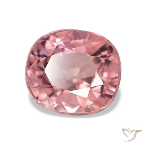 Tourmaline rose naturelle coupe ovale, 1,74 ct, VS-SI
