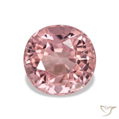Tourmaline rose naturelle coupe ovale, 1,47 ct, VS