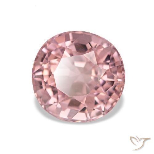 Tourmaline rose naturelle coupe ovale, 1,47 ct, VS