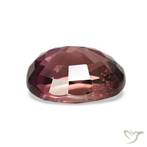 Tourmaline pourpre naturelle coupe ovale, 1,87 ct, SI