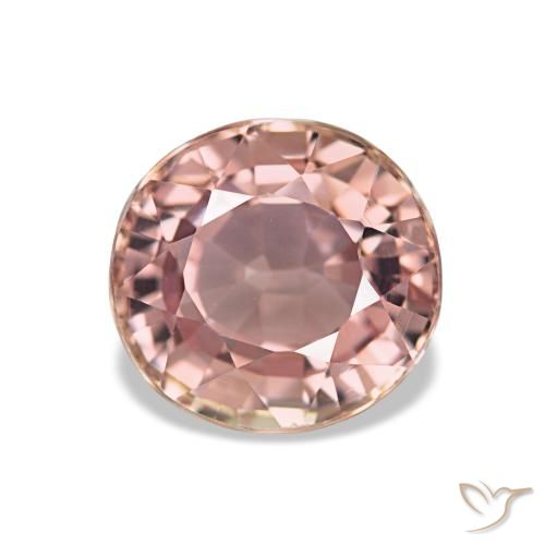 Tourmaline rose de 1,84 ct, ovale, VS