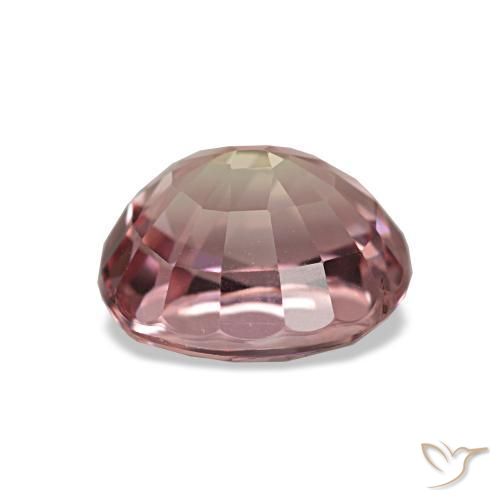 Tourmaline rose naturelle coupe ovale, 1,84 ct, VS