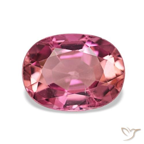 Tourmaline rose de 1,58 ct, ovale, VS-SI