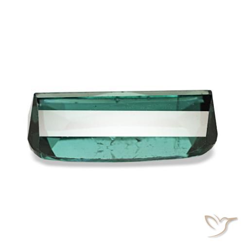 Tourmaline vert naturelle coupe coussin, 1,88 ct, SI