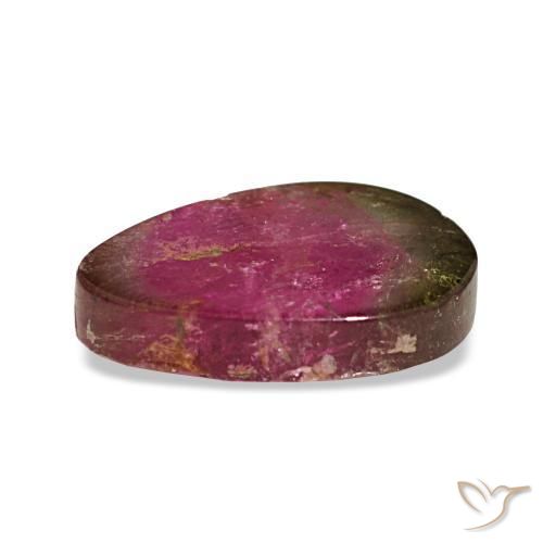 Tourmaline multicolore naturelle forme fantaisie, 2,98 ct, transparent