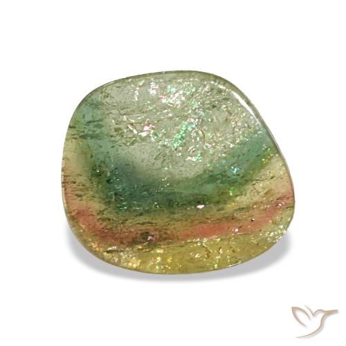 Tourmaline multicolore de 1,83 ct, fantaisie, transparent