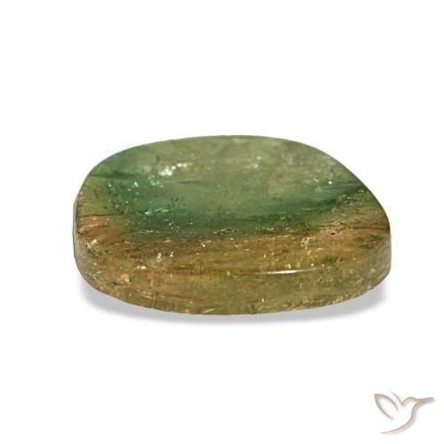 Tourmaline multicolore naturelle forme fantaisie, 1,83 ct, transparent