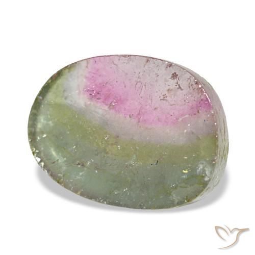 Tourmaline multicolore naturelle forme fantaisie, 2,46 ct, transparent