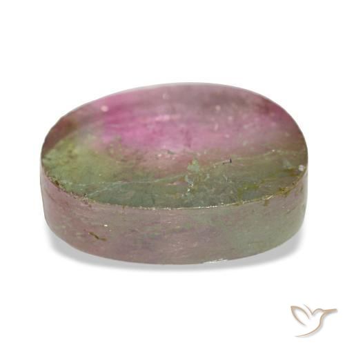 Tourmaline multicolore naturelle forme fantaisie, 2,46 ct, transparent