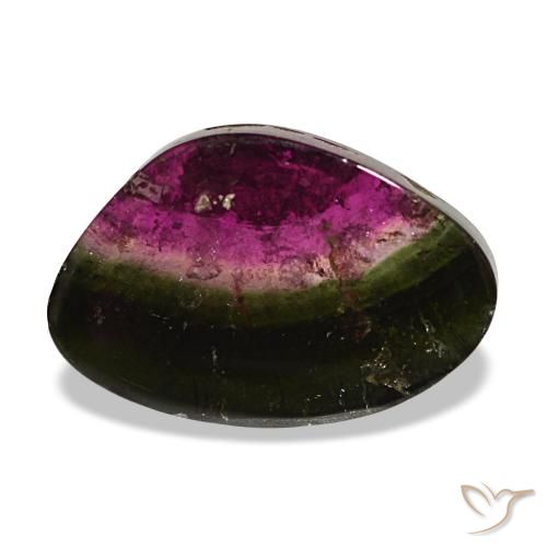 Tourmaline multicolore de 2,31 ct, fantaisie, transparent