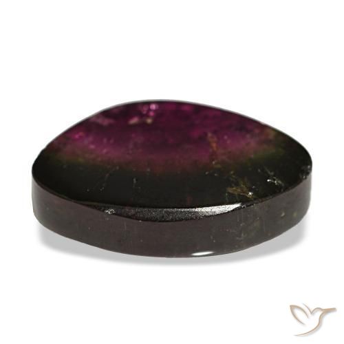 Tourmaline multicolore naturelle forme fantaisie, 2,31 ct, transparent