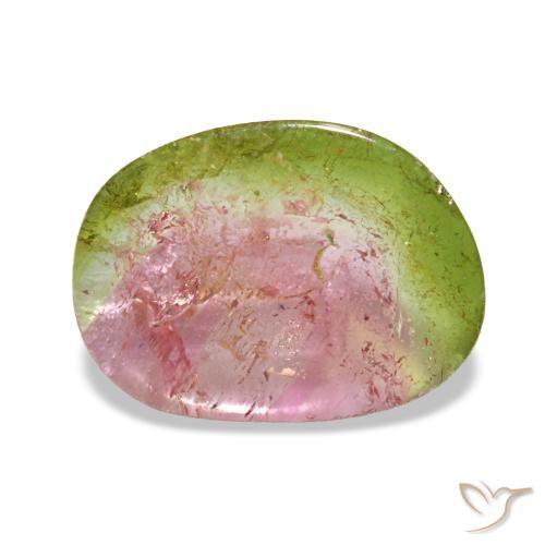 Tourmaline multicolore de 1,72 ct, fantaisie, transparent