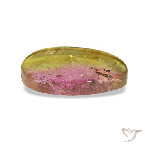 Tourmaline multicolore naturelle forme fantaisie, 1,95 ct, transparent