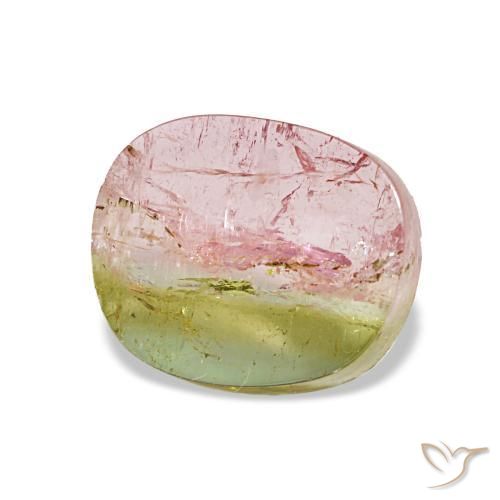 Tourmaline multicolore naturelle forme fantaisie, 2,52 ct, transparent