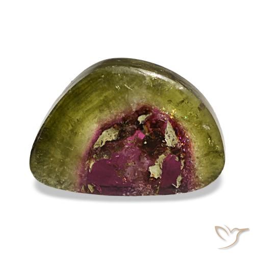 Tourmaline multicolore de 4,38 ct, fantaisie, transparent