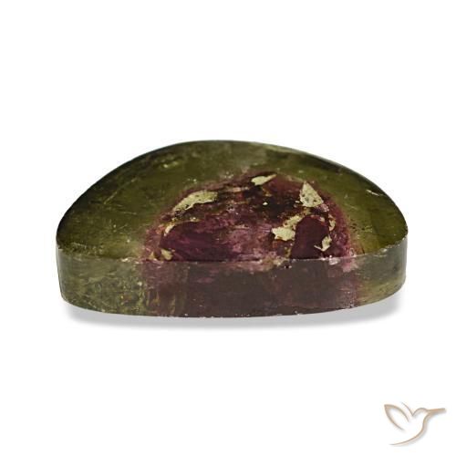 Tourmaline multicolore naturelle forme fantaisie, 4,38 ct, transparent