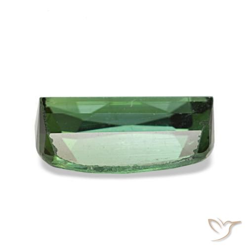 Tourmaline vert naturelle coupe coussin, 1,53 ct, VS
