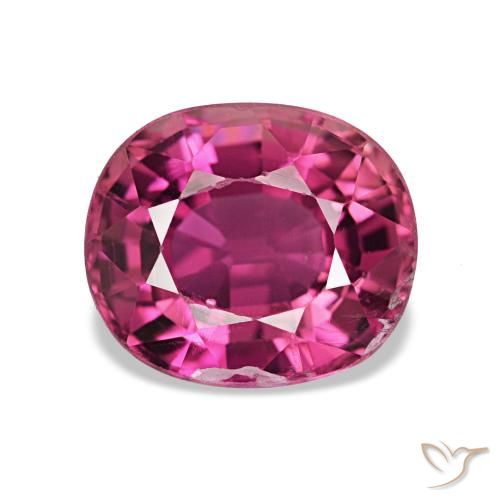 Tourmaline rose naturelle coupe ovale, 1,95 ct, SI