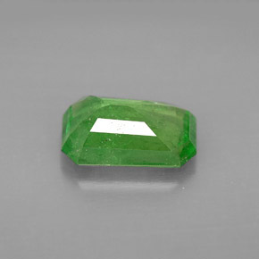 Grenat Tsavorite Vert naturelle Taille émeraude, 3.08 ct, SI