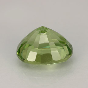 Grenat tsavorite vert naturelle coupe ovale, 4,24 ct, VS
