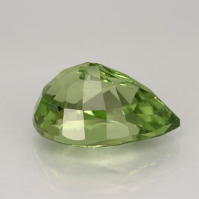 Grenat tsavorite vert naturelle en forme de poire, 4,25 ct, VVS-VS