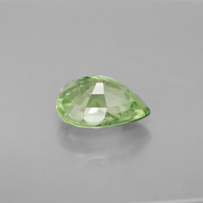Grenat tsavorite vert naturelle en forme de poire, 2,74 ct, VS