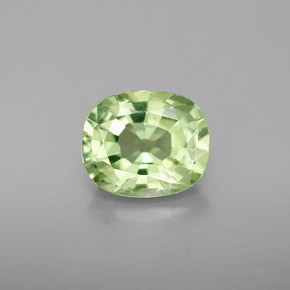 Grenat tsavorite vert naturelle coupe coussin, 2,62 ct, VS