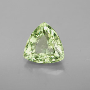 Grenat tsavorite vert naturelle trillion, 2,56 ct, VS