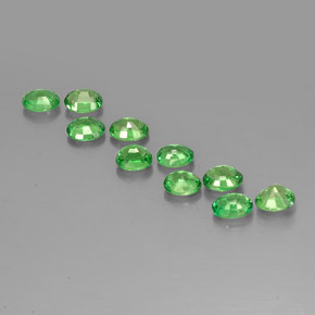 Achetez naturel ct Vert chrome Grenat Tsavorite gems, Coupe ovale, En provenance Tanzanie chez GemSelect. En stock, livraison internationale!