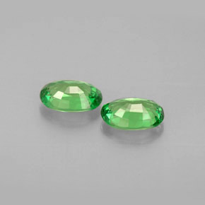 Achetez naturel ct vert grenat tsavorite gems, coupe ovale, en provenance tanzanie chez gemselect. en stock, livraison internationale!