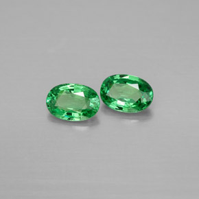 Achetez naturel ct vert grenat tsavorite gems, coupe ovale, en provenance tanzanie chez gemselect. en stock, livraison internationale!