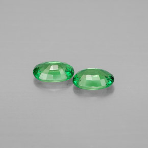 Achetez naturel ct vert grenat tsavorite gems, coupe ovale, en provenance tanzanie chez gemselect. en stock, livraison internationale!