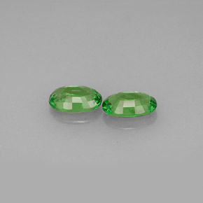 Achetez naturel ct vert chrome grenat tsavorite gems, coupe ovale, en provenance tanzanie chez gemselect. en stock, livraison internationale!