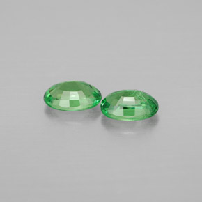 Achetez naturel ct vert grenat tsavorite gems, coupe ovale, en provenance tanzanie chez gemselect. en stock, livraison internationale!