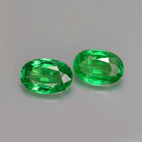 Achetez naturel ct vert grenat tsavorite gems, coupe ovale, en provenance tanzanie chez gemselect. en stock, livraison internationale!