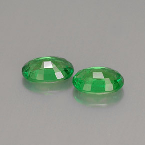 Achetez naturel ct vert grenat tsavorite gems, coupe ovale, en provenance tanzanie chez gemselect. en stock, livraison internationale!