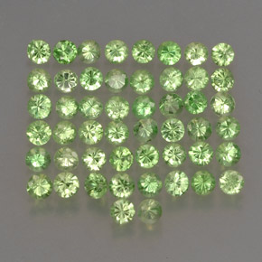 Achetez naturel ct vert grenat tsavorite gems, coupe roude, en provenance tanzanie chez gemselect. en stock, livraison internationale!