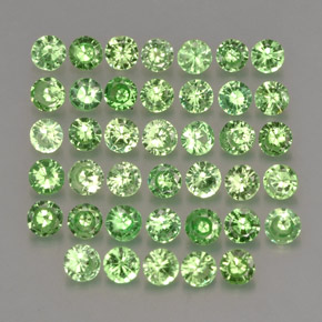 Achetez naturel ct vert grenat tsavorite gems, coupe roude, en provenance tanzanie chez gemselect. en stock, livraison internationale!