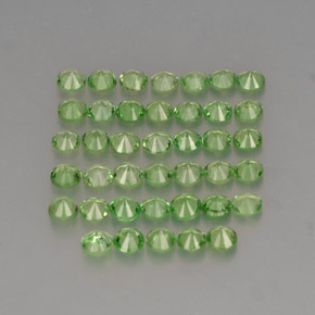 Achetez naturel ct vert grenat tsavorite gems, coupe roude, en provenance tanzanie chez gemselect. en stock, livraison internationale!