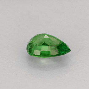 Grenat tsavorite vert naturelle en forme de poire, 0,70 ct, SI