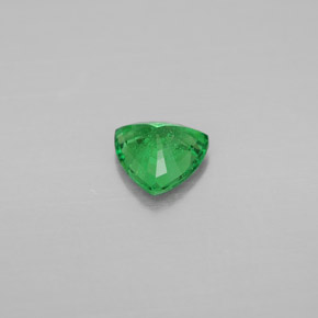Grenat tsavorite vert naturelle trillion, 0,67 ct, VS