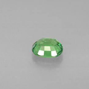Grenat tsavorite vert naturelle coupe coussin, 0,64 ct, VS